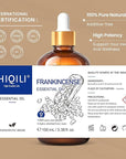 HIQILI 100ML Frankincense Essential Oil, for Massage, 100% Pure and Natural 3.38 Fl Oz