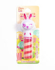 Lip Smacker Lippy Pals Swirls Bunny, Flavored Moisturizing & Smoothing Soft Shine Lip Balm, Hydrating & Protecting Fun Tasty Glossy Finish, Cruelty-Free & Vegan - Hopping Caramel Corn