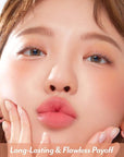 I'M MEME Blusher Palette - Afternoon Tea_Warm FLavor | Soft Pink, Peach, Lavender, 3 Shades Palette, Matte Powder, Face & Cheeks, For All Skin Tones, Powdery Finish, Lightweight Formula, 0.4 Oz