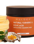 Turmeric kojic acid cleansing pads,