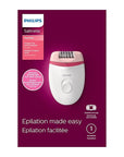Philips Beauty Satinelle Essential Compact Hair Removal Epilator for Women, BRE235/04 (Corded Use Only)