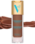 Veil Cosmetics Complexion Fix Liquid Foundation – Buildable Deep Pink)