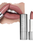 Runway Rogue 90s Vibe Lipstick, Moisturizing Matte Dusty Nude-Pink Lipstick, ‘Front Row’