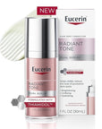 Eucerin Radiant Tone Dual Serum Dark Spot Corrector, Dark Spot Serum with Thiamidol and Hyaluronic Acid, Helps Visibly Reduce the Look of Persistent Dark Spots, 1 Fl Oz Bottle