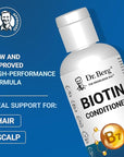 Dr. Berg Biotin Conditioner for Men & Women (Improved High-Performance Formula) - Independently Tested & Certified Paraben- Sulfate- & Silicone-Free - Infused w/Biotin, Argan & Botanicals - 8 Fl oz