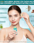 Snail Mucin Face Serum with Hyaluronic Acid – Anti-Aging Facial Serum for Fine Lines, Wrinkles & Dull Skin – Hydrating & Firming Essence for All Skin Types, 1.18 fl oz