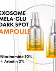 APOTHE Exosome Mela-Glu Dark Spot Ampoule – Brightening Serum with Grape Exosomes, Niacinamide & Arbutin, 1 fl oz (30ml)