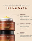 THANKYOU FARMER BakuVita Barrier Cream - Bakuchiol Cream, Day & Night Korean Moisturizer, Bakuchiol Retinol Alternative, Vitamin C + E Korean Serum, Pore Care, Firming, Vegan 1.75 fl oz (50ml)