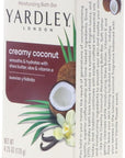 Yardley Creamy Coconut Bath Bar, 4.25 oz Pack of 8