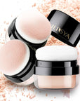 Setting Powder Lightweight Loose Powder Finishing Powder Long-Lasting Apricot/Translucent)-3 Boxes