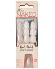Ardell Nail Addict Naked Pristine, Press On Nails, Short Round Shape, Nail Kit, 1-Pack