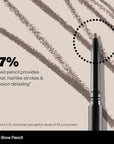 Morphe Micro Dual Eyebrow Pencil - Dual-Ended Brow Pencil Featuring a Retractable, Ultra-Precise, Pointed Tip - Richly Pigmented, Smooth-Gliding, Long-Lasting Wax Formula - Biscotti (0.003 oz)