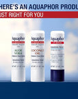 Aquaphor Naturally Inspired Lip Repair Stick with Aloe Vera and Natural Shea Butter, Hydrating Lip Balm Stick Immediately Relieves Dryness and Soothes Chapped Lips, 0.17 Oz Stick, Pack of 3