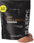 Livingood Daily Chocolate Collagen Powder for Women & Men, Hydrolyzed Collagen Peptides Powder with Vitamin C, Protein with 20 Amino Acids, Type I & III, Grass Fed, Keto, Paleo, Gluten Free, 30 Srvgs