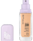 Maybelline Super Stay Lumi-Matte Foundation, Lightweight and Buildable Full Coverage Foundation Makeup For Up To 30HR Wear, 125, 1 Count