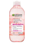 Garnier Micellar Water with Rose Water and Glycerin, Hydrating Facial Cleanser & Makeup Remover, For All Skin Types, Vegan, Cruelty Free, 13.5 Fl Oz (400mL), 1 Count