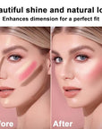 3Pcs Cream Contour Stick Makeup Kit, Shades with Highlighter, Blush and Bronzer Contour Stick for Sculpt the Cheeks, Long Lasting, Waterproof, Matte & Dewy Finish LIGHT(1+3+4)