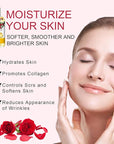 Vitamin E Oil, Rose Oil, Vitamin E Oil for Face, Organic Vitamin E Oil, Rose & Vitamin E Moisturizer Oil for Face and Skin Care 2 Fl Oz