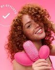 Wet Brush Speed Dry Hair Brush - Splatter (Color Wash) - Vented Design and Ultra Soft HeatFlex Bristles Are Blow Dry Safe With Ergonomic Handle Manages Tangle and Uncontrollable Hair - Pain-Free