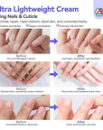 SAVILAND Ultra-Repairing Cuticle Cream: 20ml Organic Black Castor Oil Vitamin E Cuticle Softener for Deep Hydration Nail Care Aging Damaged Dry Cuticles Repair Nail Strengthener Home
