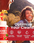 Health Plus Advanced Kidney Cleanse with Cranberry Extract, Turmeric Root and CoQ10, Helps Support Healthy Kidney Function & Urinary Tract Wellness, 60 Capsules