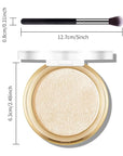 Baked Highlighter Powder Palette, Makeup Highlighter Powder Palette Sun Glow