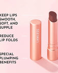 LAWLESS Forget the Filler Lip Plumping Line Smoothing Tinted Balm, Amaretto, Brown, 0.09 Ounce