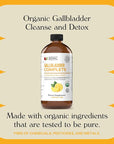 Complete Natural Gallbladder Complete - Liquid Supplement for Gallbladder Support, Liver Cleanse, and Digestive Health with Apple Cider Vinegar, Turmeric, Beet, Digestive Enzymes, Milk Thistle - 12oz