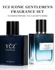 Ycz Cologne for Men Set, 1.7oz(50ml) Bottled Marine Perfume and Club Men Perfume Sophisticated Woody Citrus Scent, Highquality Long Lasting, Sleek Bottle Design, Ideal Special Occasions Ideal Gift