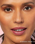 LAURA GELLER NEW YORK Jelly Balm Moisturizing Tinted Lip Balm - Figger Than Life - Hydrating Vitamin E - Semi-Shine Finish