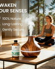 EVOKE OCCU Pine Essential Oil for Diffuser, Fresh Pine Scent for Aromatherapy, Skin, Hair Care, Soap & Candle Making - 4 Fl Oz