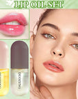 Lip Plumper Set,Lip Plumper Oil Gloss Night