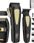 Professional Hair Clippers for Man,Hair Clippers Electric Shavers Razor T-Blade Hair Trimmer, 3 in 1 Cordless Barber Trimmer Bald Shavers LED Display Gifts