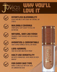 Juvia’s Place Bronzed Liquid Bronzer - Biscotti - Liquid Bronzer for Face with Silky Blendable Texture - Buildable Coverage for Natural Contour & Dimension - Easy-to-Blend, Patch-Proof Formula