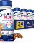Ensure Plus Butter Pecan Nutrition Shake, Meal Replacement Shake, 24 Pack