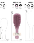 Tangle Teezer Plant-Based Ultimate Detangler Brush, Dry & Wet Hair Brush, Eliminates Knots & Reduces Breakage for All Hair Types, Earthy Purple