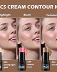 Highlighter Stick Cream Blush Stick Bronzer Contour Stick