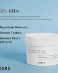 COSRX Propolis Toner Pads 70 Sheets, BHA, Gentle Daily Exfoliant for Sensitive Skin, Preventing Breakouts, Moisturizing, Nourishing, Blemish Care, Korean Skin Care