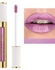 MAKI YIKA Pink Lipstick for Women Metallic Lipsticks Glitter Long Lasting Lipstick No Smudge No Transfer Liquid Lip Gloss (BR012 Paradise)