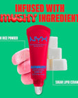 NYX PROFESSIONAL MAKEUP Smushy Matte Lip Balm, Tinted Lip Moisturizer with Soft, Matte Finish - Sassy Stuff (Candy Apple Red)