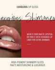 Runway Rogue LuxGloss Lip Gloss, High-Pigment Shimmery Muted-Rose Lip Gloss, ‘Strike a Pose’