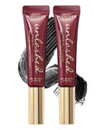 Wander Beauty Unlashed Volume & Curl Mascara - Volumizing, Lash Curling Mascara - 9 in 1 Multitasking Smudge-Proof Black Mascara - Nourish & Reduce Fallout With Peach Leaf, Vitamin E & B5 (2 Pack)
