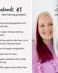 Four Reasons Color Mask INTENSE- Fuchsia – (27 Colors) Intensive Toning Treatment - Color Depositing Conditioner – Semi Permanent Hair Dye for Lightened and Colored Hair– 100% Vegan, 6.76 fl oz