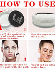 White Setting Powder Translucent Loose Setting Powder Matte