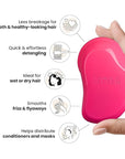 Tangle Teezer Original Detangler Brush, Dry & Wet Hairbrush for All Hair Types, Pink Fizz