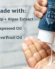 Oars + Alps Men's Sulfate Free Hair Shampoo and Conditioner Set, Infused with Kelp and Algae Extracts, Fresh Ocean Splash, 12 Fl Oz Each