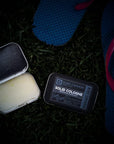 Duke Cannon Supply Co. Solid Cologne for Men Midnight Swim - Cold Water, Crisp Greens, Fresh Air - Concentrated Balm, Travel-Friendly Tin, 1.5 oz (1 unit)
