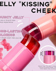 Cooling Water Jelly Tint, Cream Jelly Blush Stick Women #02