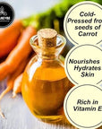 Naturevibe Botanicals Carrot Oil 32 Ounces | 100% Pure and Natural | Great for Skin Care and Hair Care
