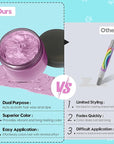Pink Hair Color Wax - Temporary & Washable Hair Styling Mud Gel for Men, Women, Kids,For Halloween, Cosplay, Party, Crazy Hair Day & Children's Day